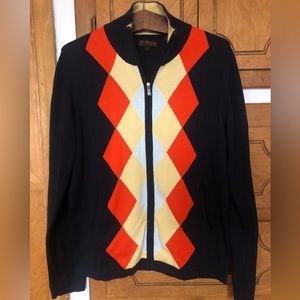Ben Sherman full zip sweater with pockets size XL